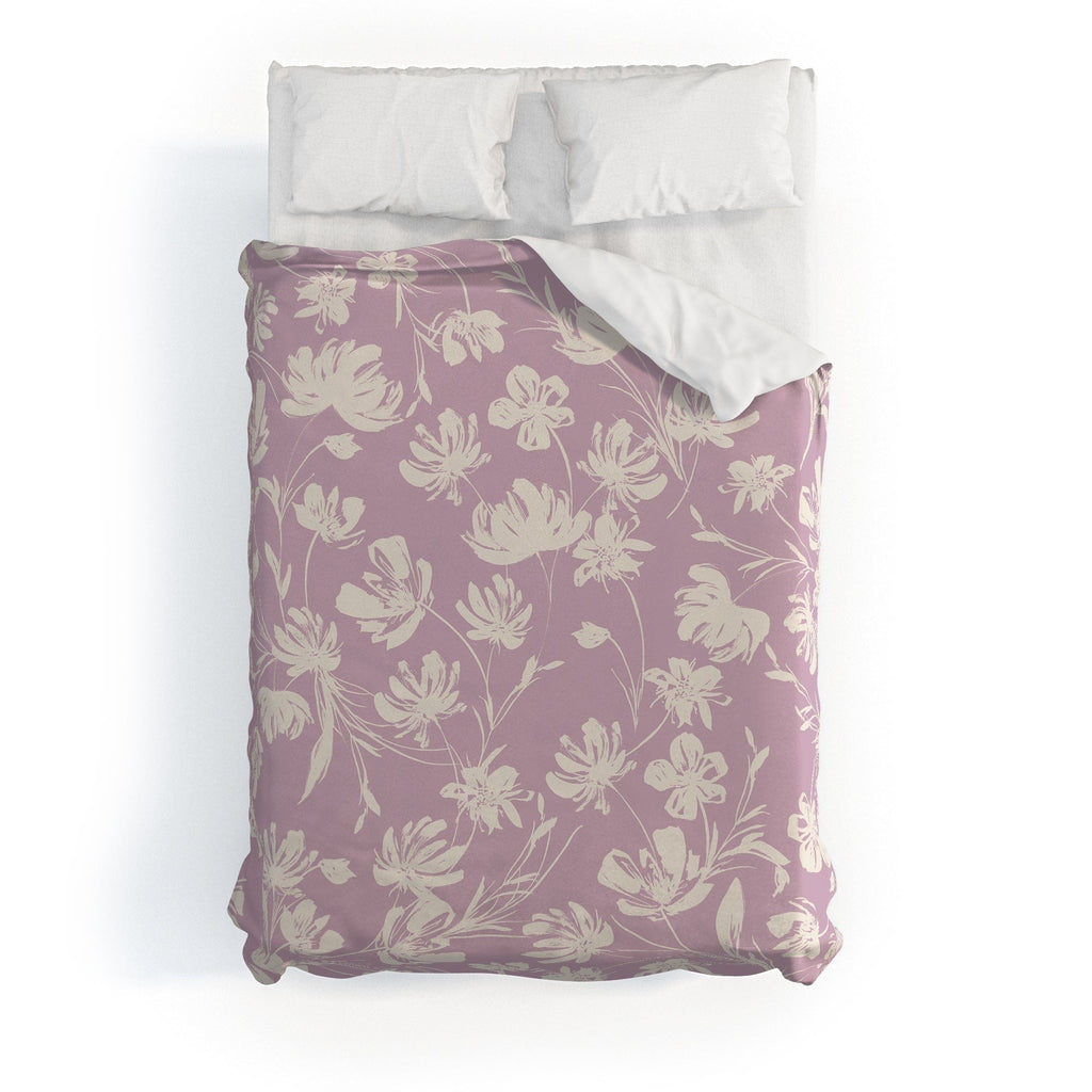Gabriela Fuente Martine Lilac Duvet Cover