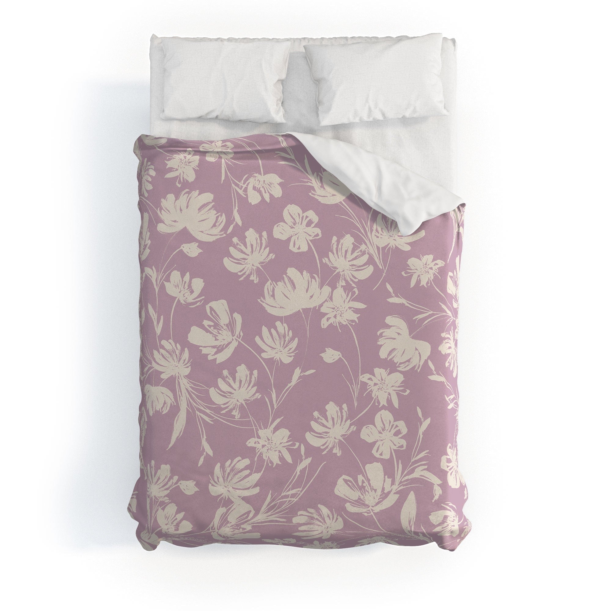 Gabriela Fuente Martine Lilac Duvet Cover