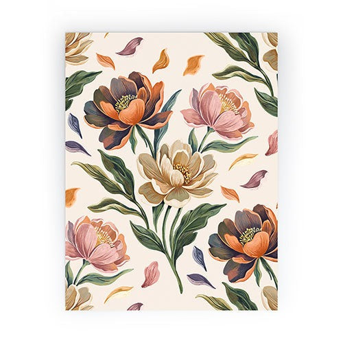 Marta Barragan Camarasa Hand Painted Peony Florals Mini Art Print