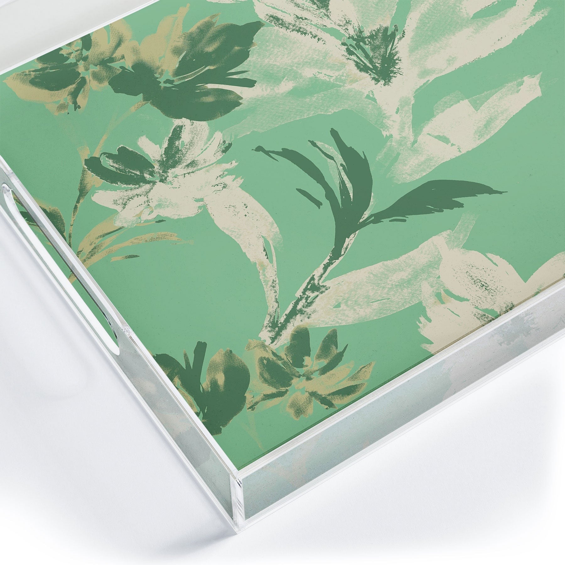 Gabriela Fuente Emma Green Acrylic Tray