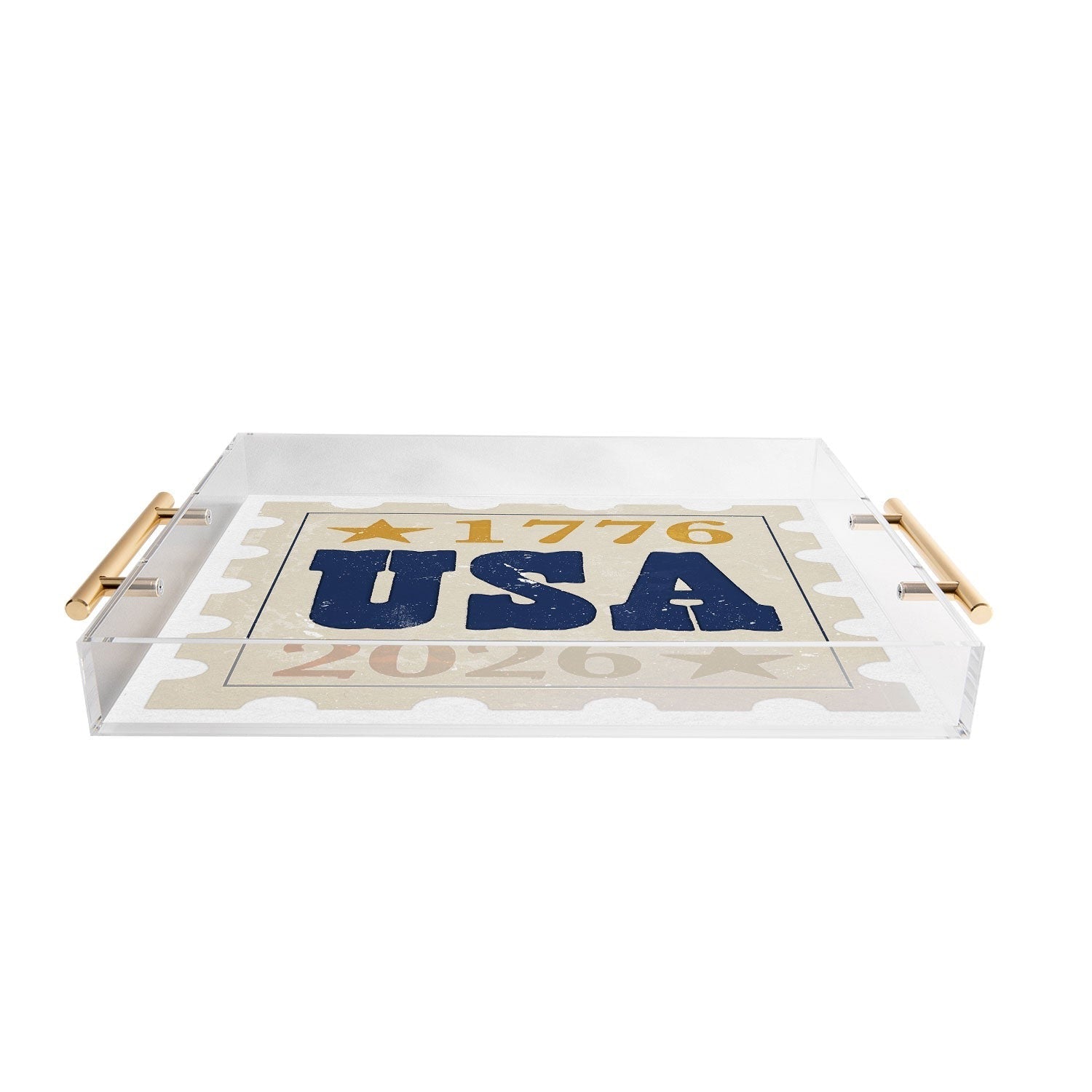 DENY Designs USA Stamp Acrylic Tray
