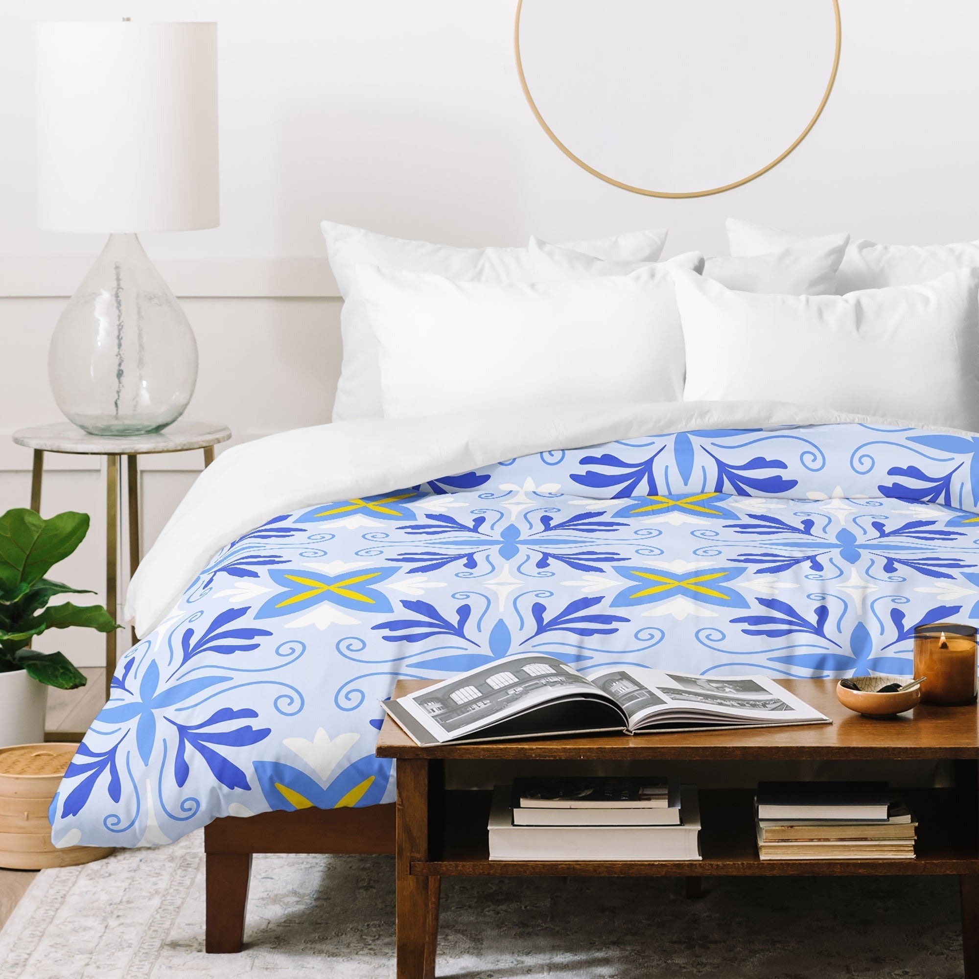 Design by Spark Dolce Vita Flourish Tile Duvet Cover