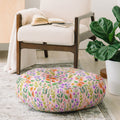 Pimlada Phuapradit Ditsy Spring Floral Floor Pillow Round