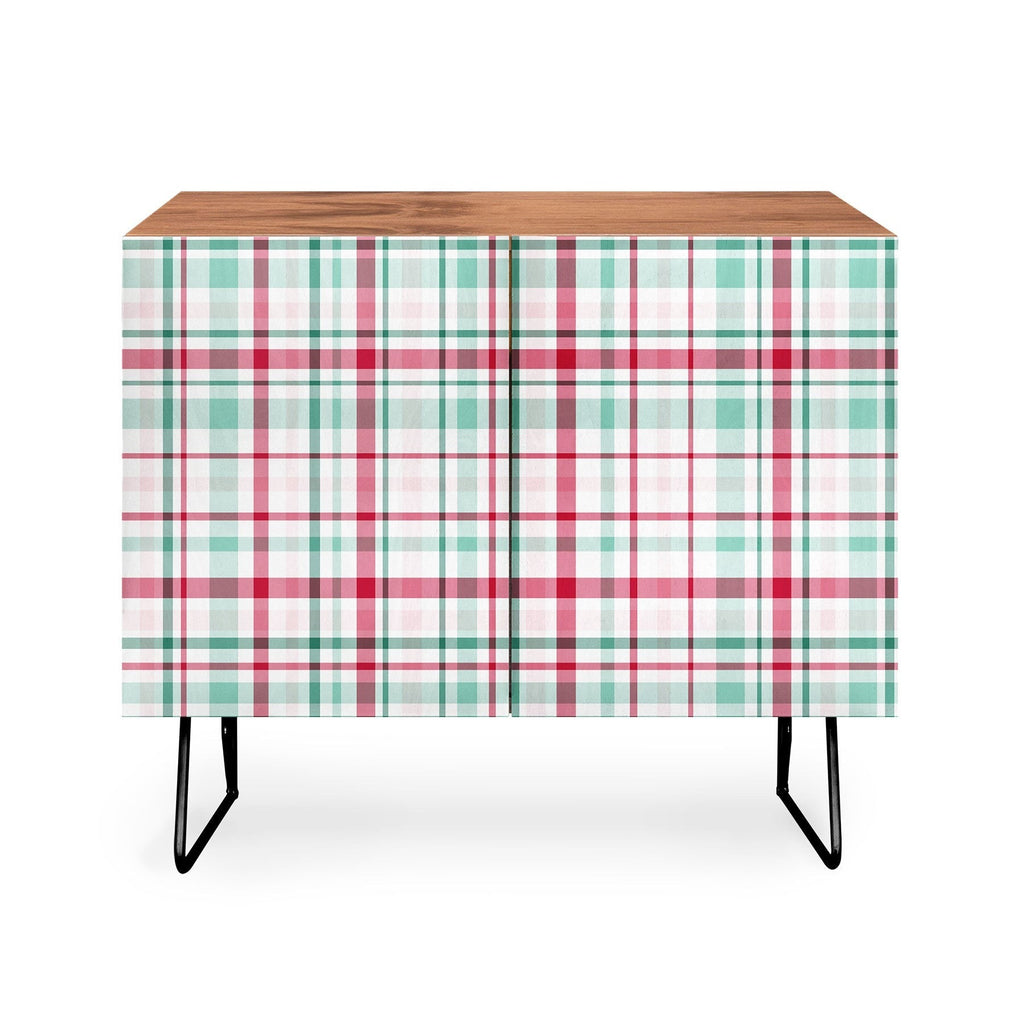 Lisa Argyropoulos Merry Vintage Plaid Credenza