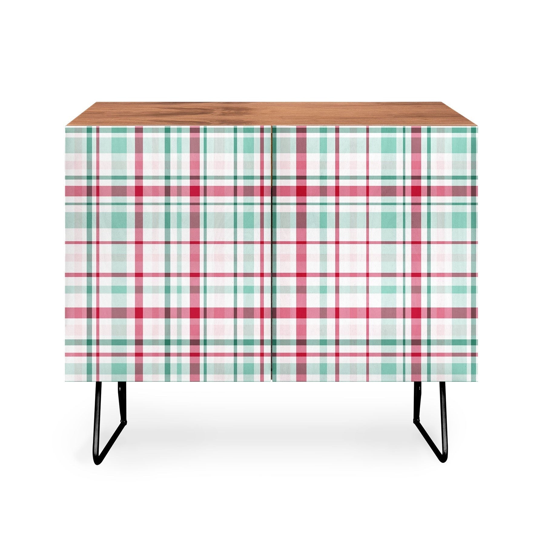 Lisa Argyropoulos Merry Vintage Plaid Credenza