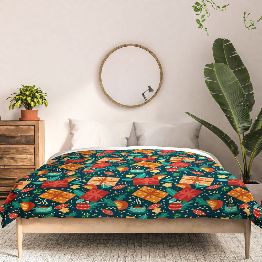 Valeria Frustaci Christmas pattern Comforter