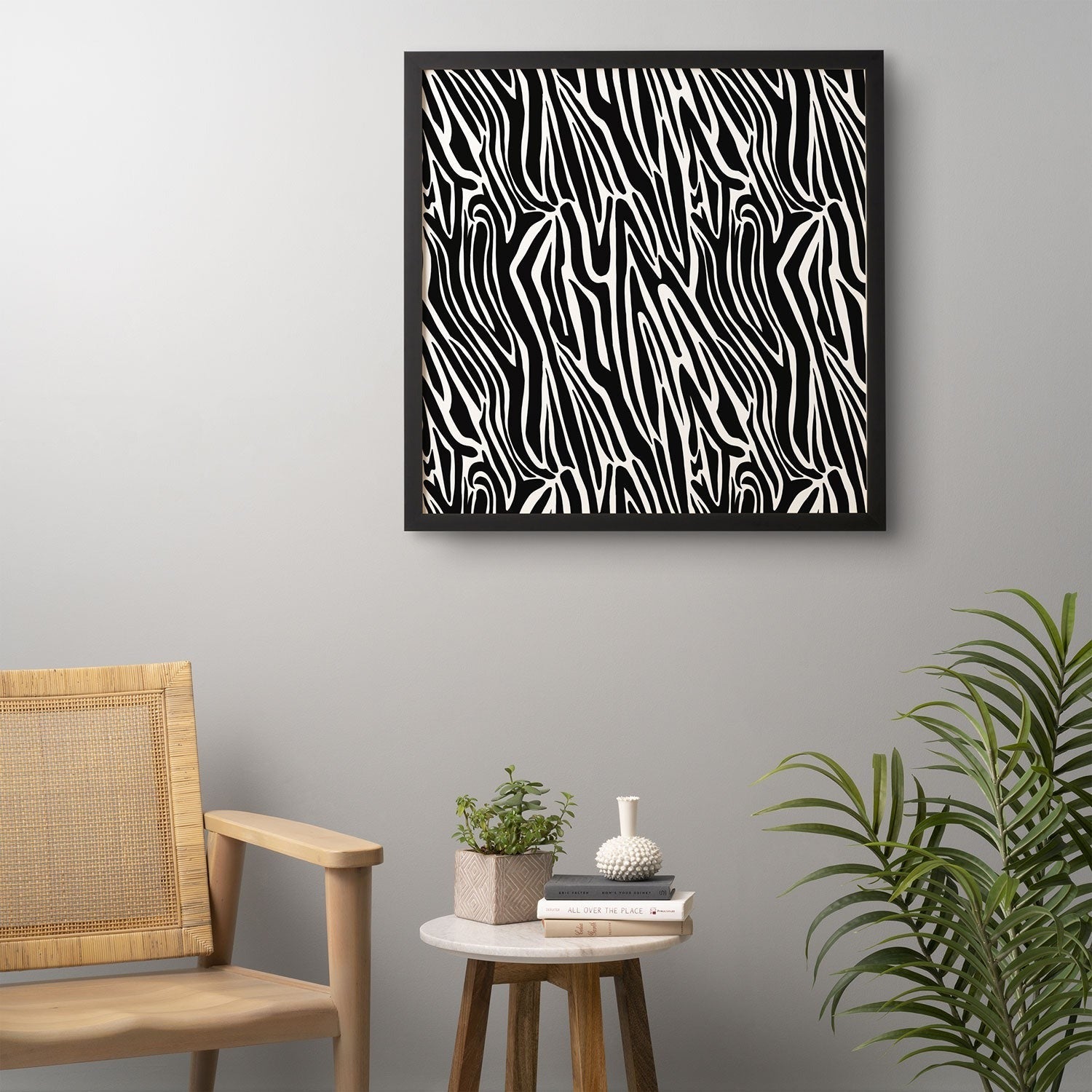 Jennifer Labre Wild Zebra Framed Wall Art