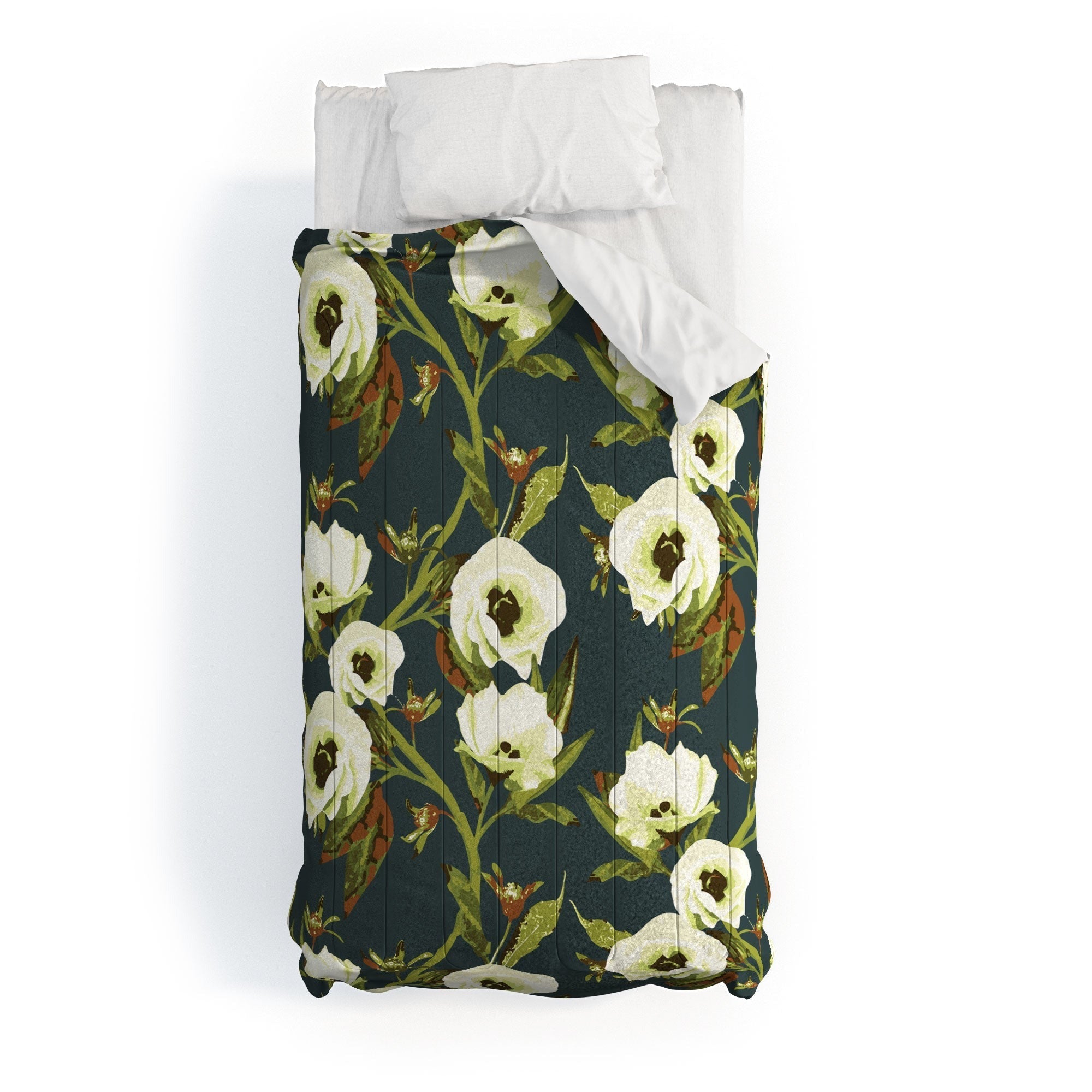 ThirtyOne Illustrations Circa in Olive Comforter