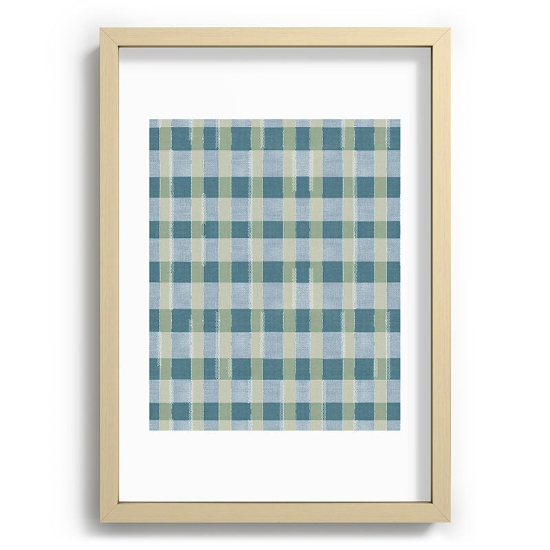 Marta Barragan Camarasa Country Style Checks Recessed Framing Rectangle