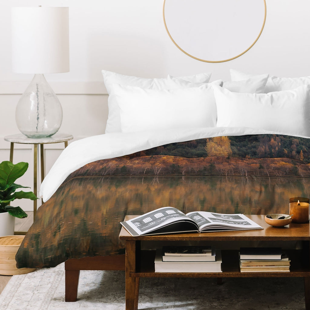 Hannah Kemp Fall Lake Duvet Cover