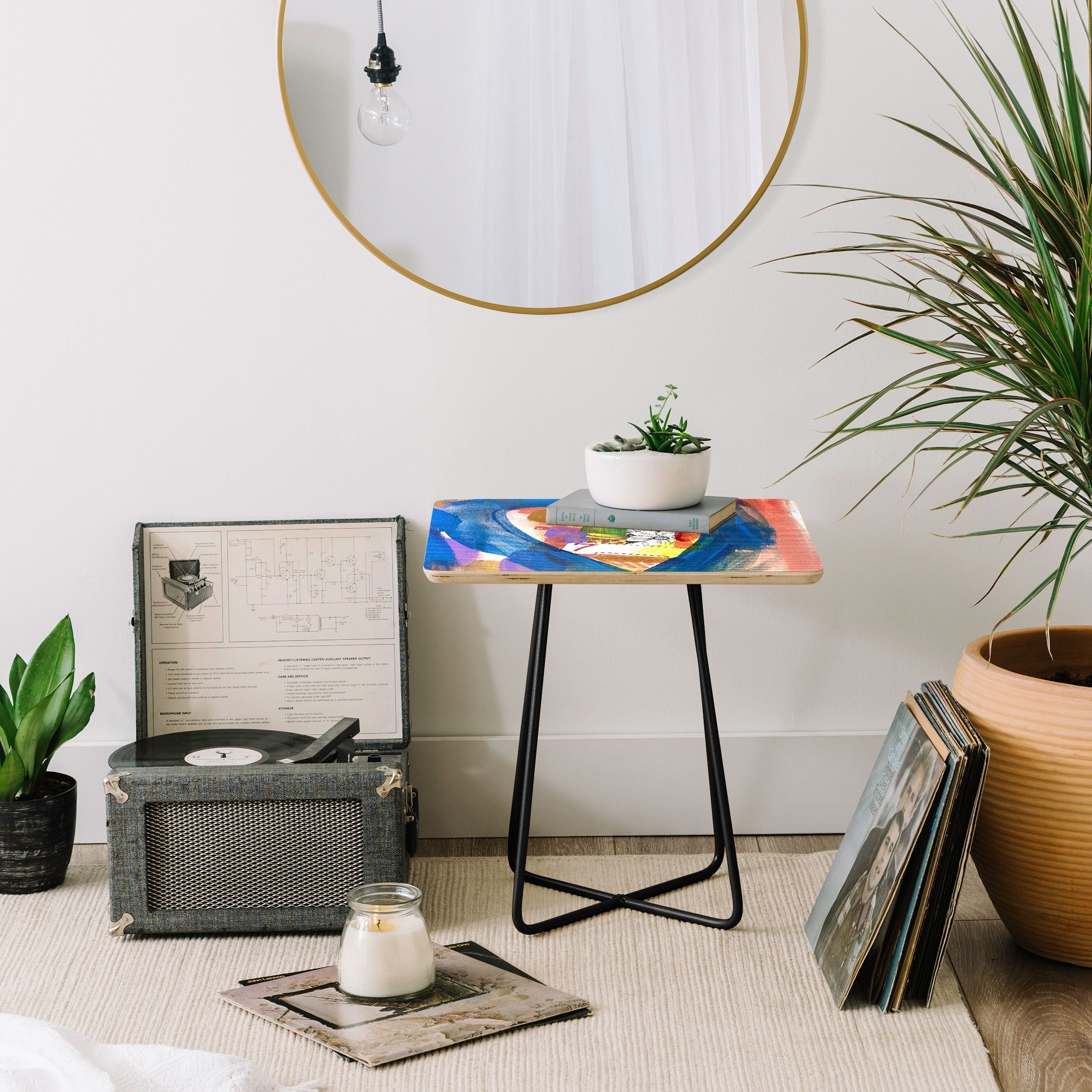 Natalie Baca Lucky in Love Side Table