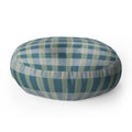 Marta Barragan Camarasa Country Style Checks Floor Pillow Round