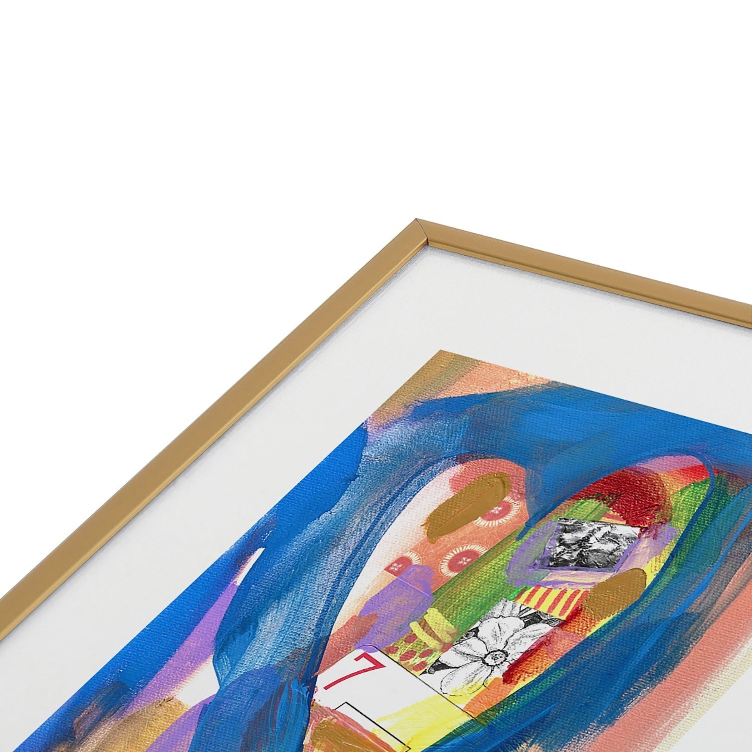Natalie Baca Lucky in Love Metal Framed Art Print