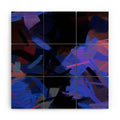 83 Oranges Midnight Sparks Wood Wall Mural