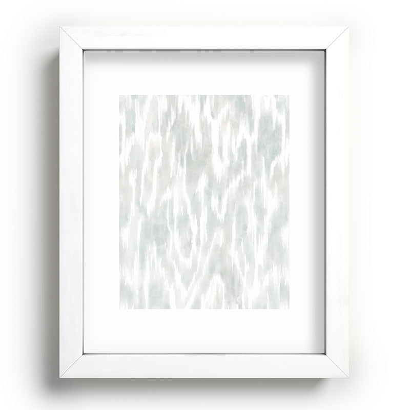 Jacqueline Maldonado Watercolor Wood Grain Recessed Framing Rectangle