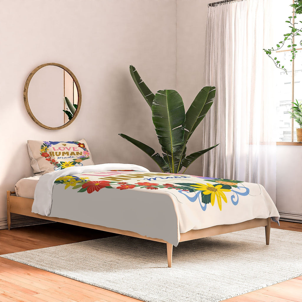 Design by Spark Love Human Made Floral Wreath Comforter