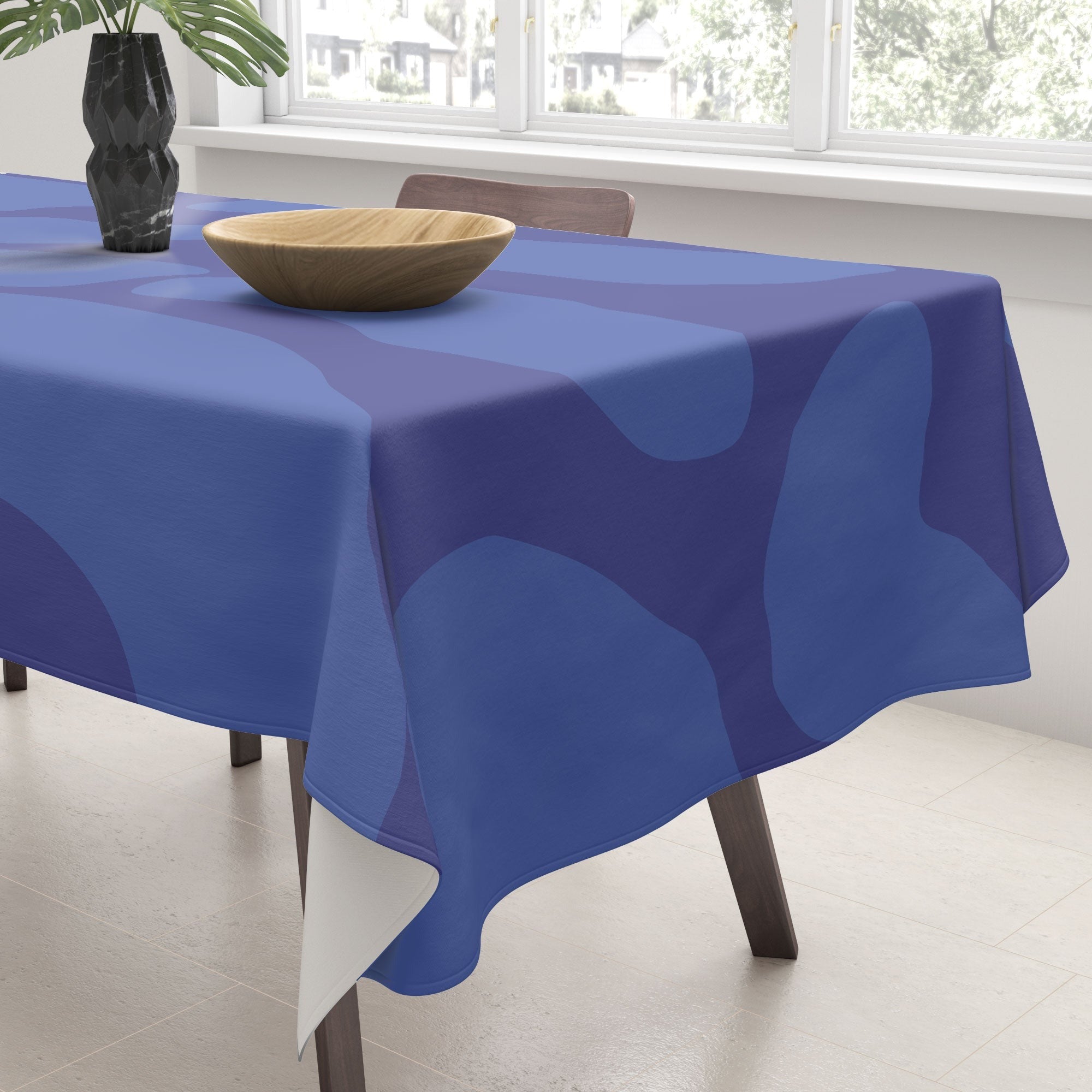Camilla Foss Blue Pebble Tablecloth