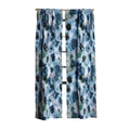 Ninola Design Botanic Retreat Ombre Abstract Watercolor Flowers Blue Navy Blackout Non Repeat