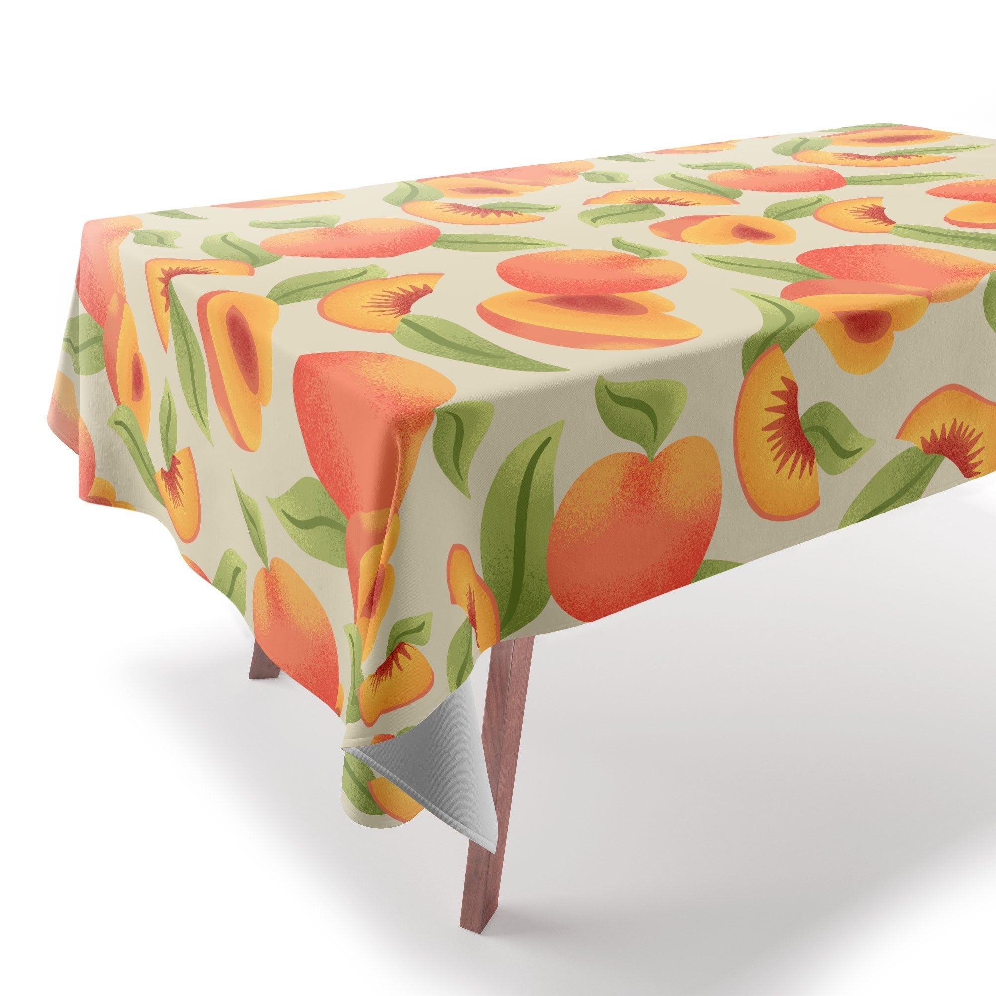 Jessica Molina Peach Pattern Tablecloth