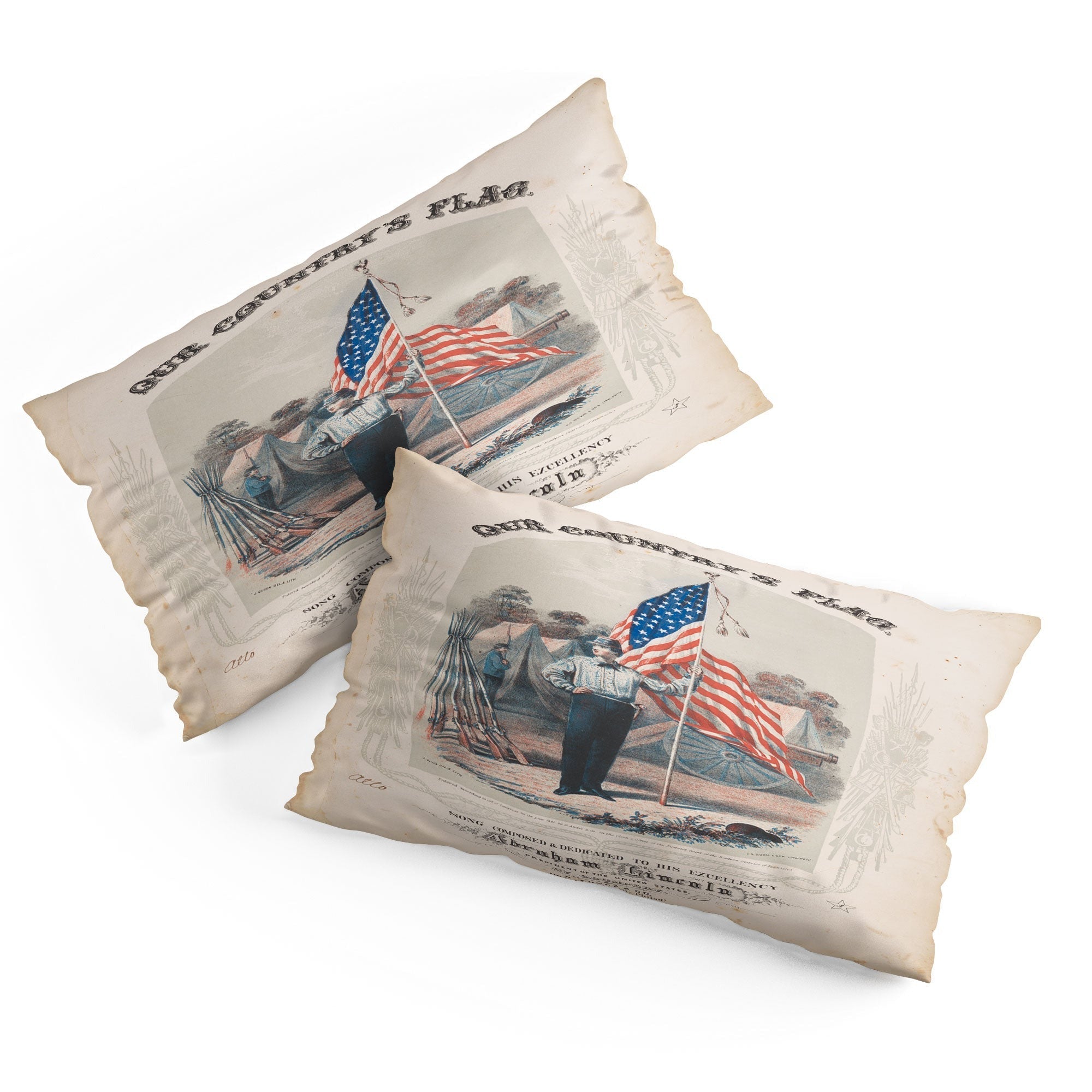 DENY Designs Our Country s Flag Pillow Shams