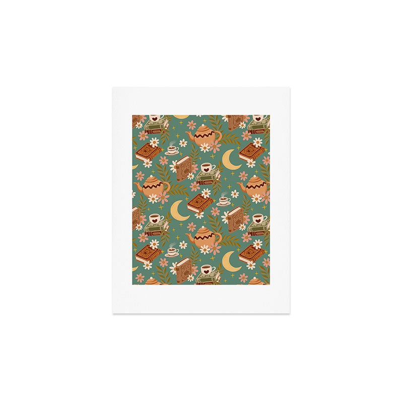 Avenie Moonlit Reading Nook I Art Print