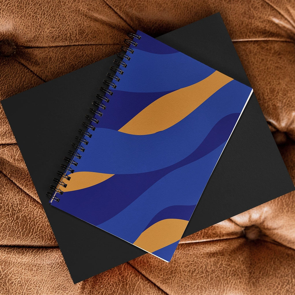 Camilla Foss Pebbles in Stream Spiral Notebook