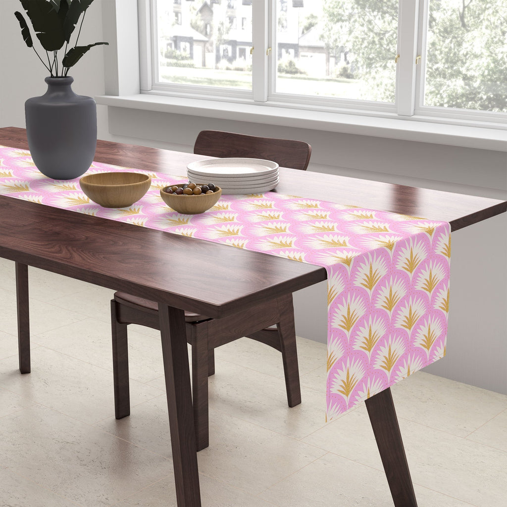 Jennifer Labre Pink Palmetto Table Runner