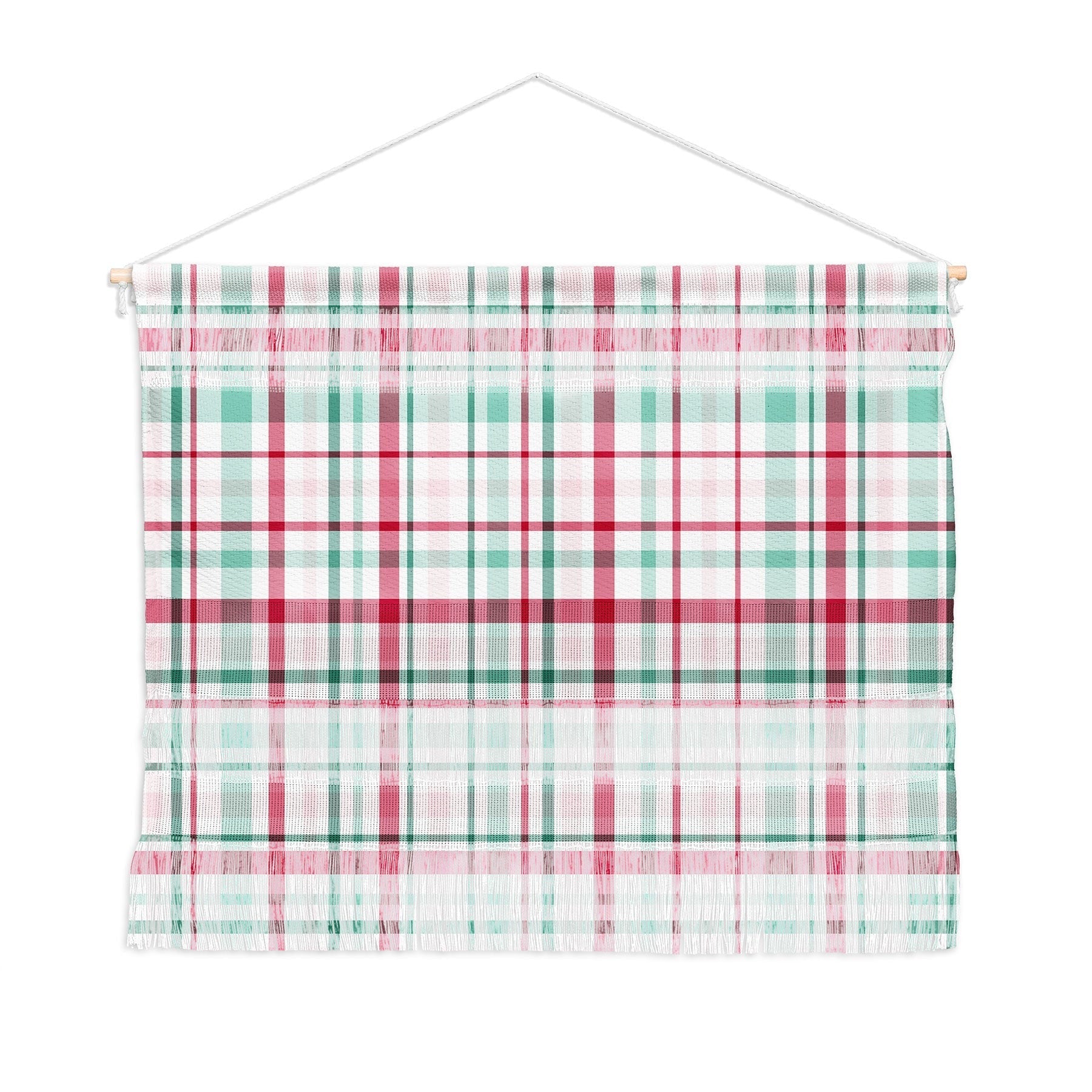 Lisa Argyropoulos Merry Vintage Plaid Wall Hanging Landscape