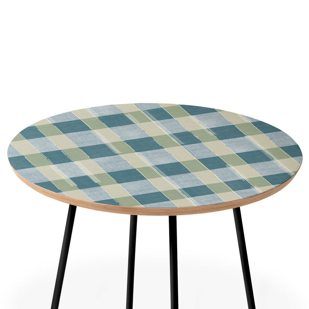 Marta Barragan Camarasa Country Style Checks Round Side Table