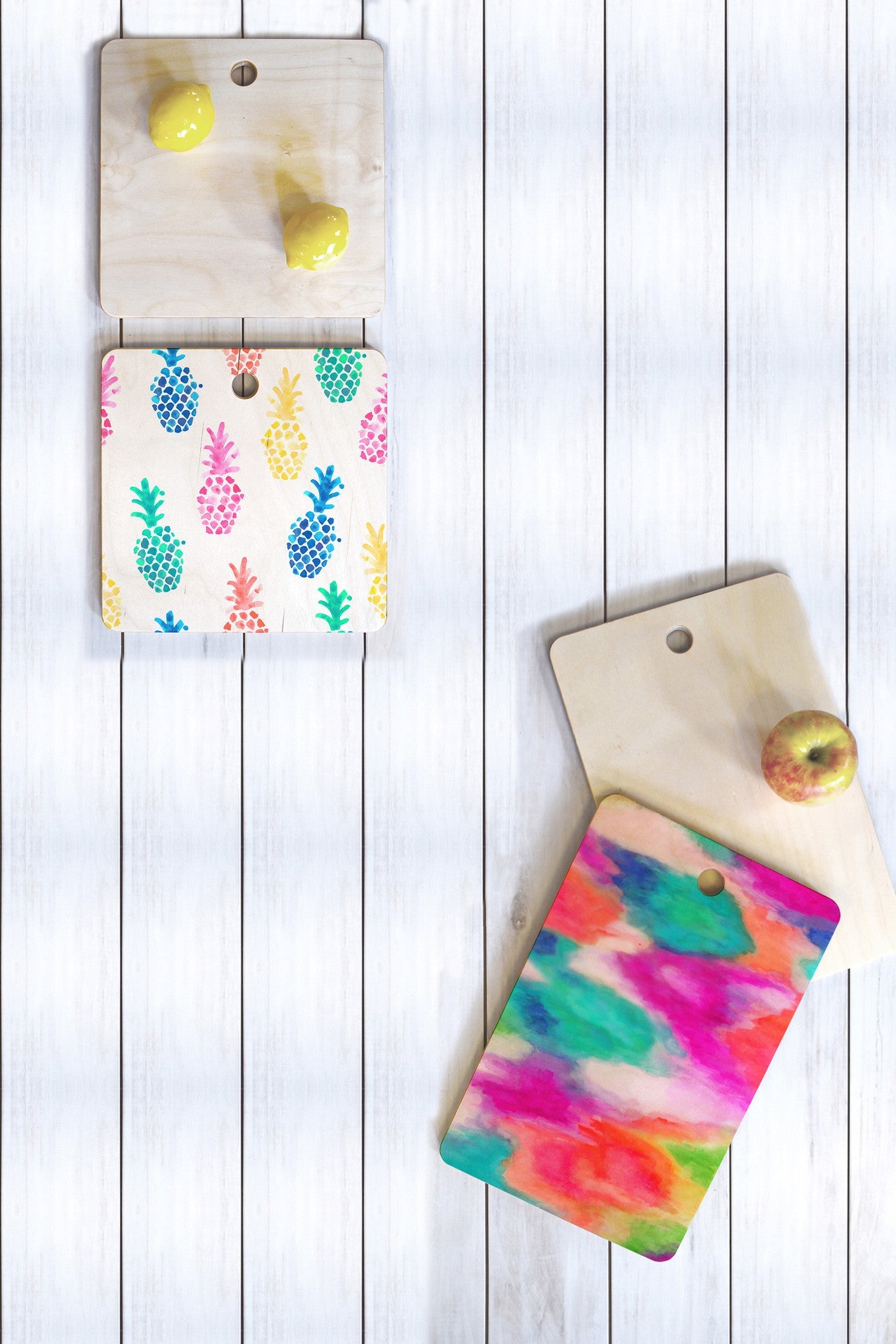 Watercolor Cutting Board Two Pack