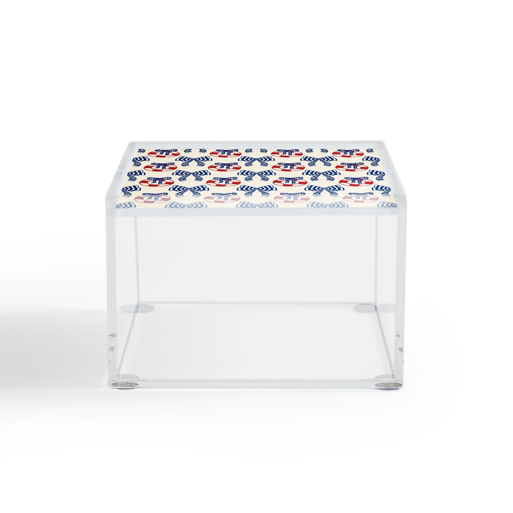 Design by Spark Nautical Christmas Bows Acrylic Box