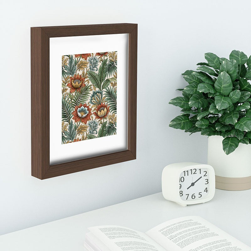 Marta Barragan Camarasa Retro Jungle Garden Recessed Framing Rectangle