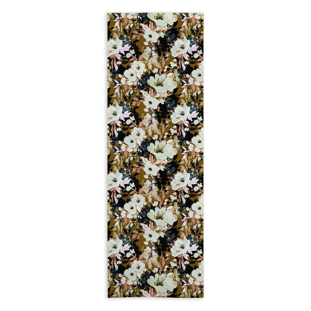Marta Barragan Camarasa Romantic Floral Fusion Yoga Towel