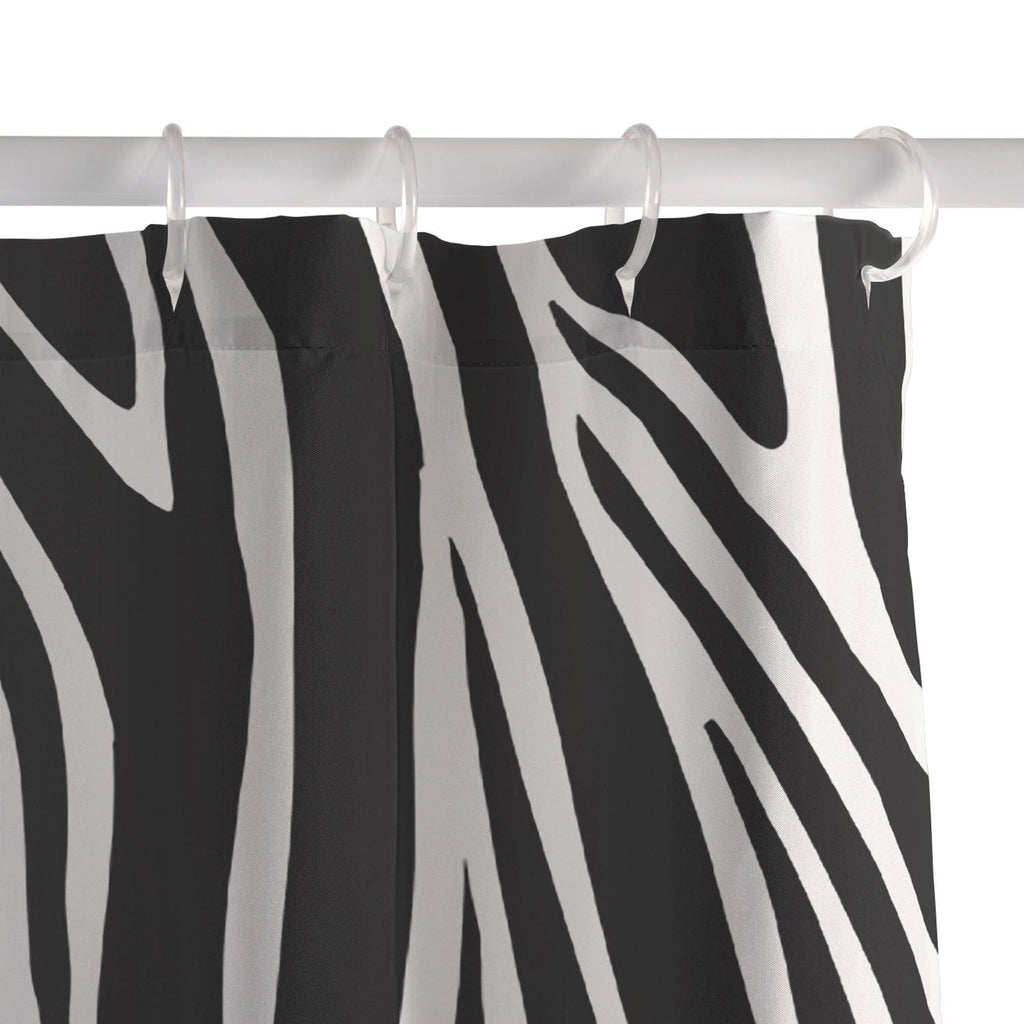 Jennifer Labre Wild Zebra Shower Curtain