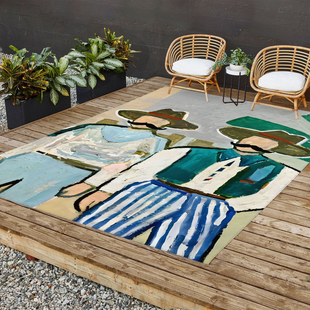 83 Oranges Side By Side Cowboy Edition Outdoor Rug