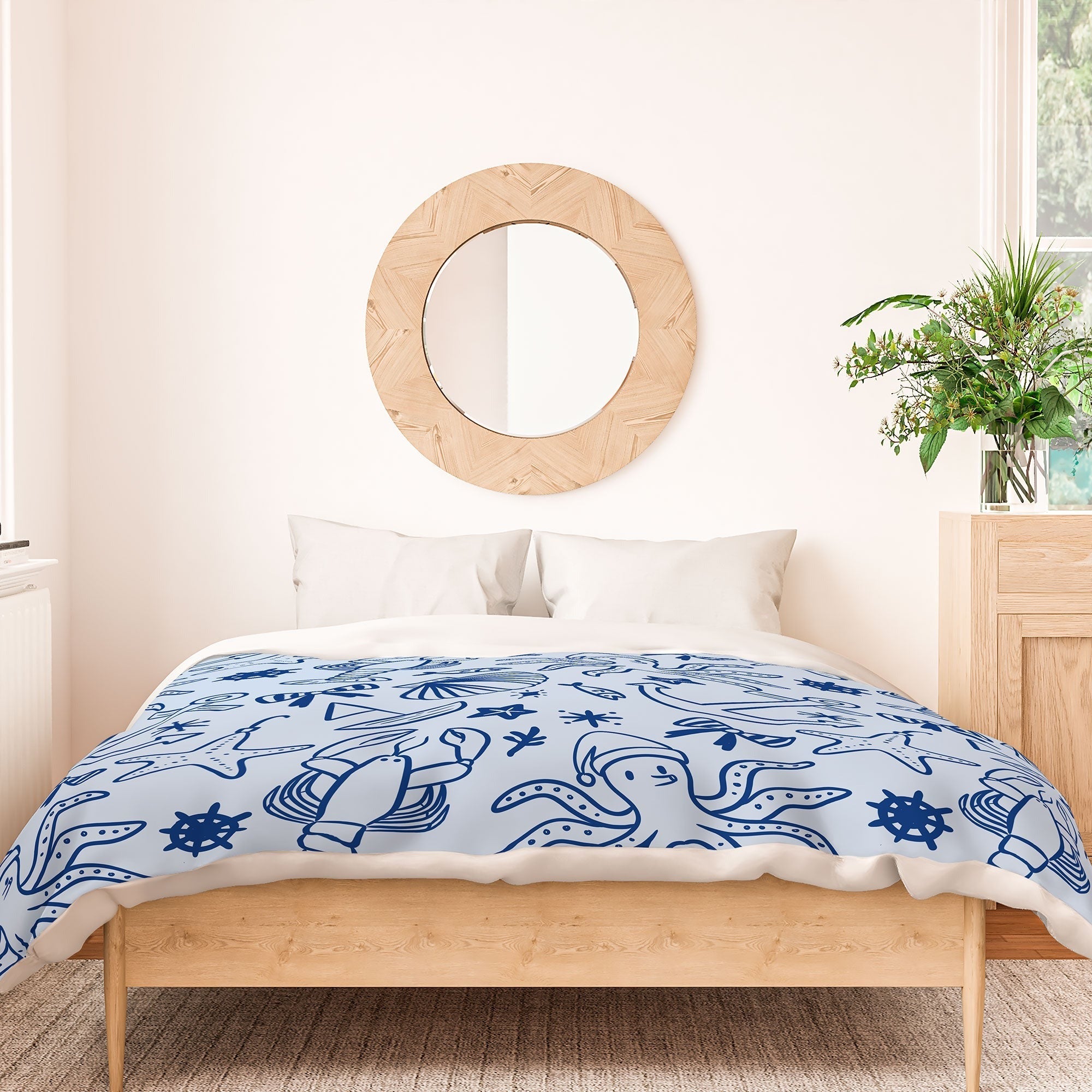 Design by Spark Marine Christmas Holiday Duvet Cover