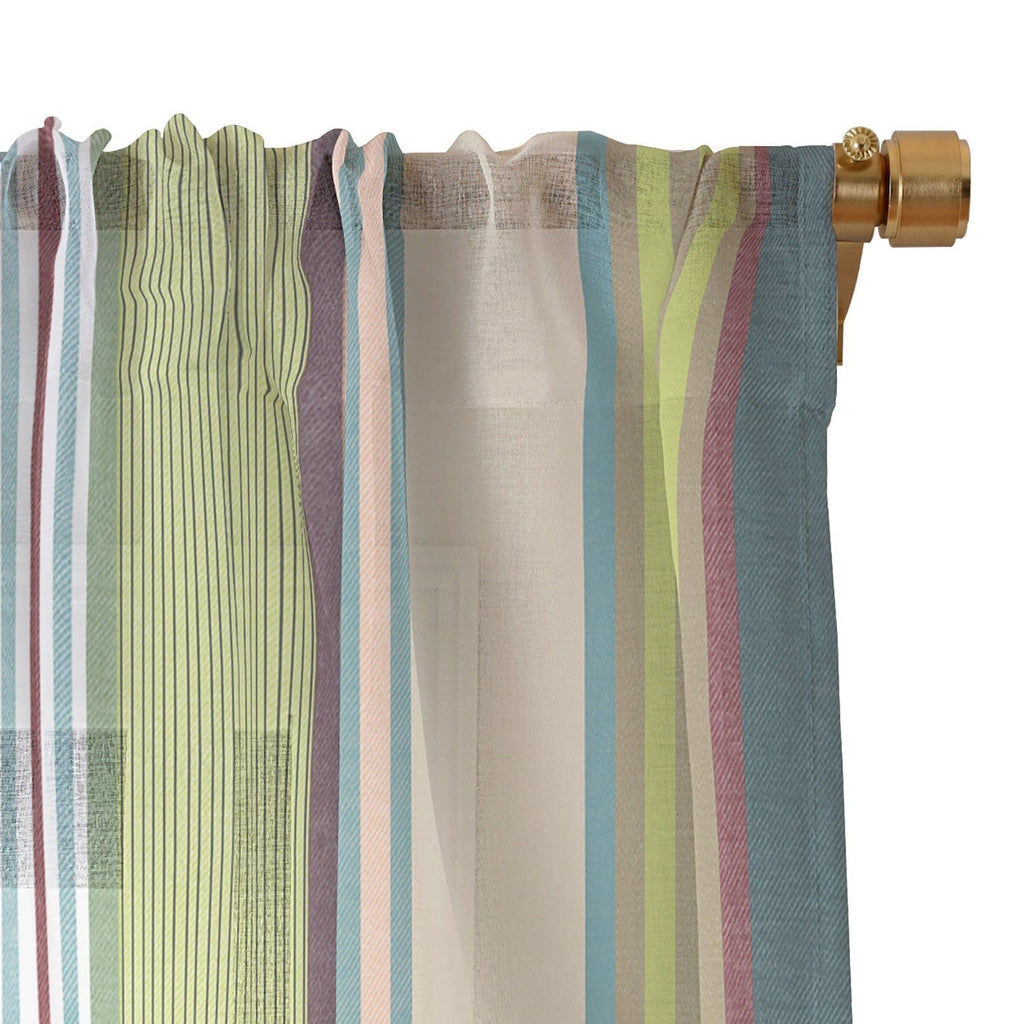 Marta Barragan Camarasa Colorful Stripe Delight Sheer Non Repeat