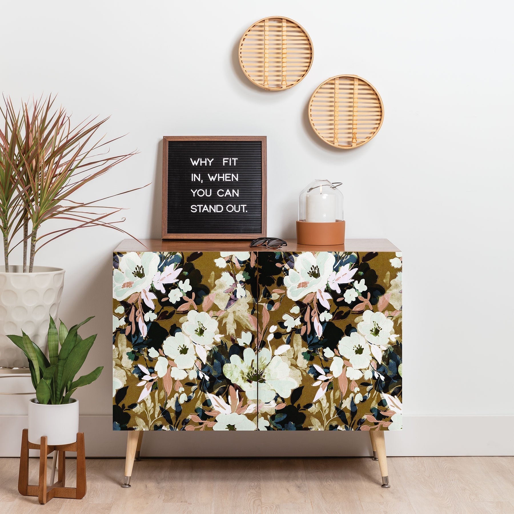Marta Barragan Camarasa Romantic Floral Fusion Credenza