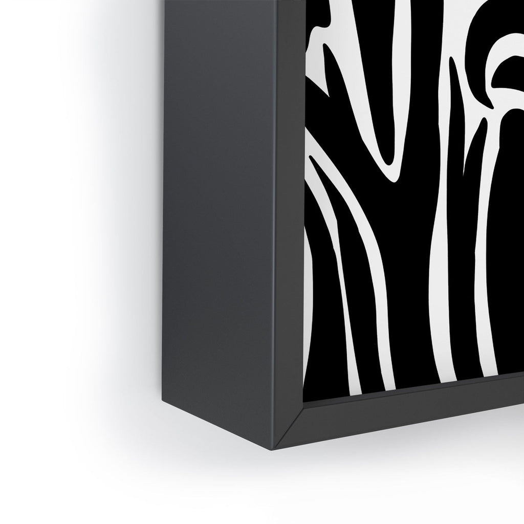 Jennifer Labre Wild Zebra Framed Mini Art Print