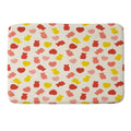 Design by Spark Gummy Bears and Candy Hearts Valentines Memory Foam Bath Mat