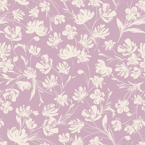 Gabriela Fuente Martine Lilac Shower Curtain