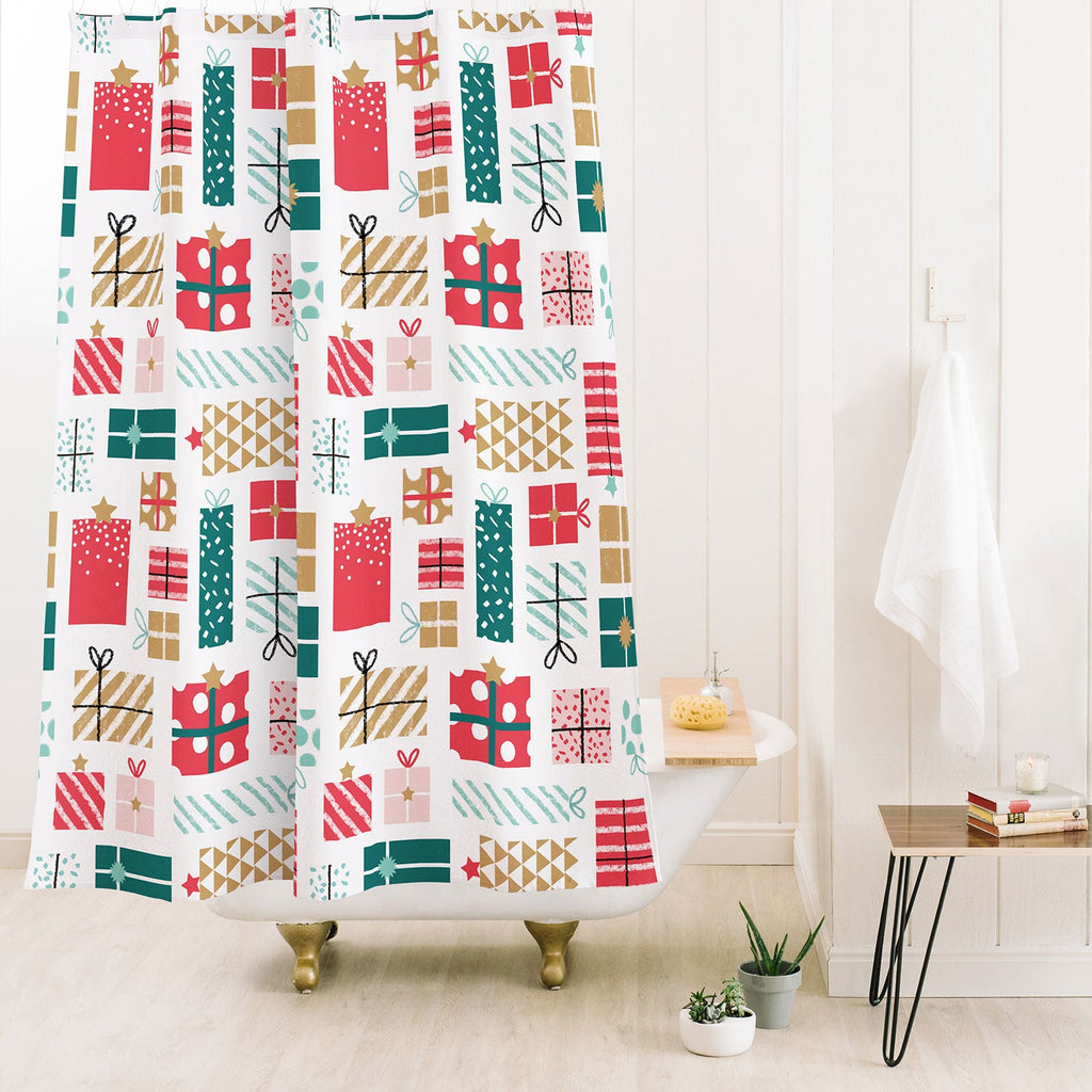 Wendy Kendall wrap it Shower Curtain