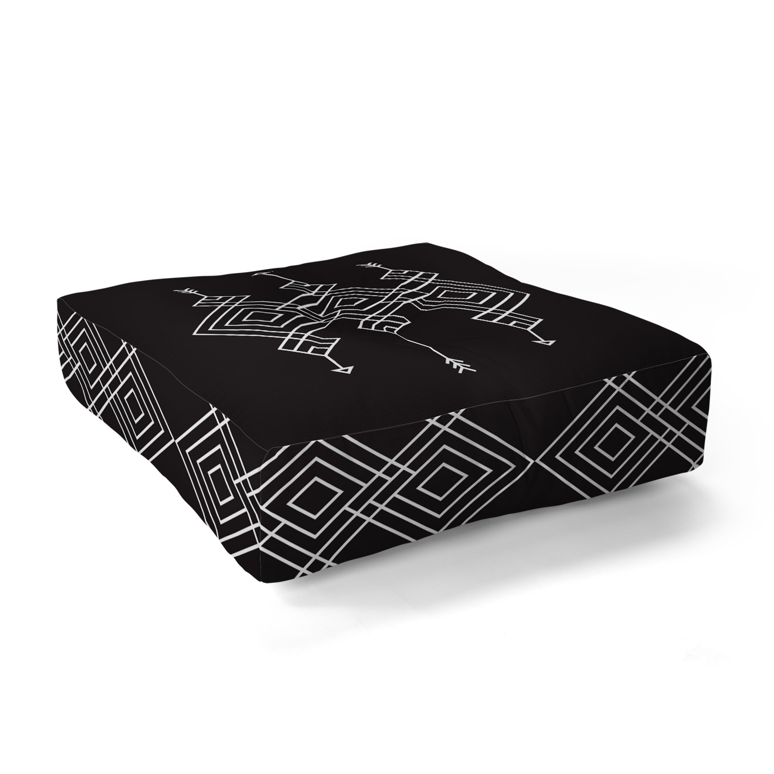 Wesley Bird Good Aim Floor Pillow Square