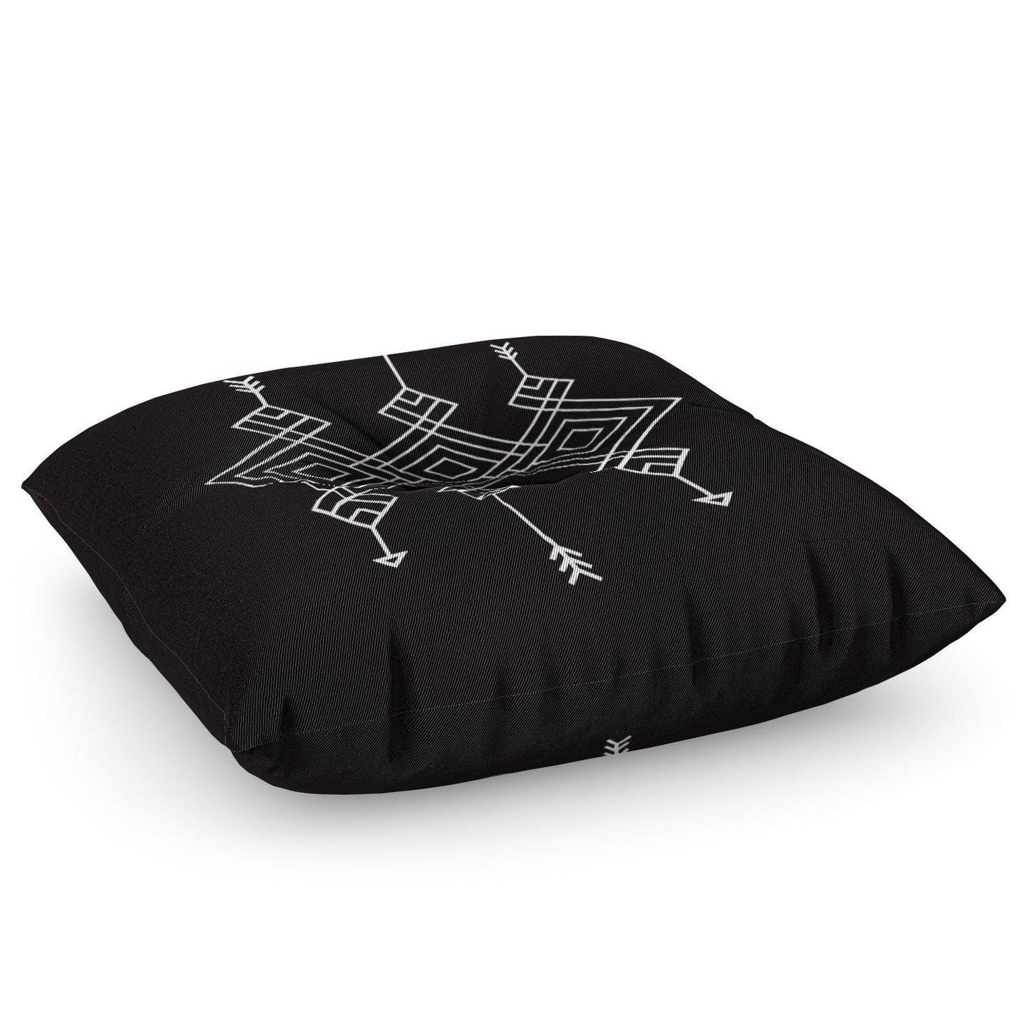 Wesley Bird Good Aim Floor Pillow Square