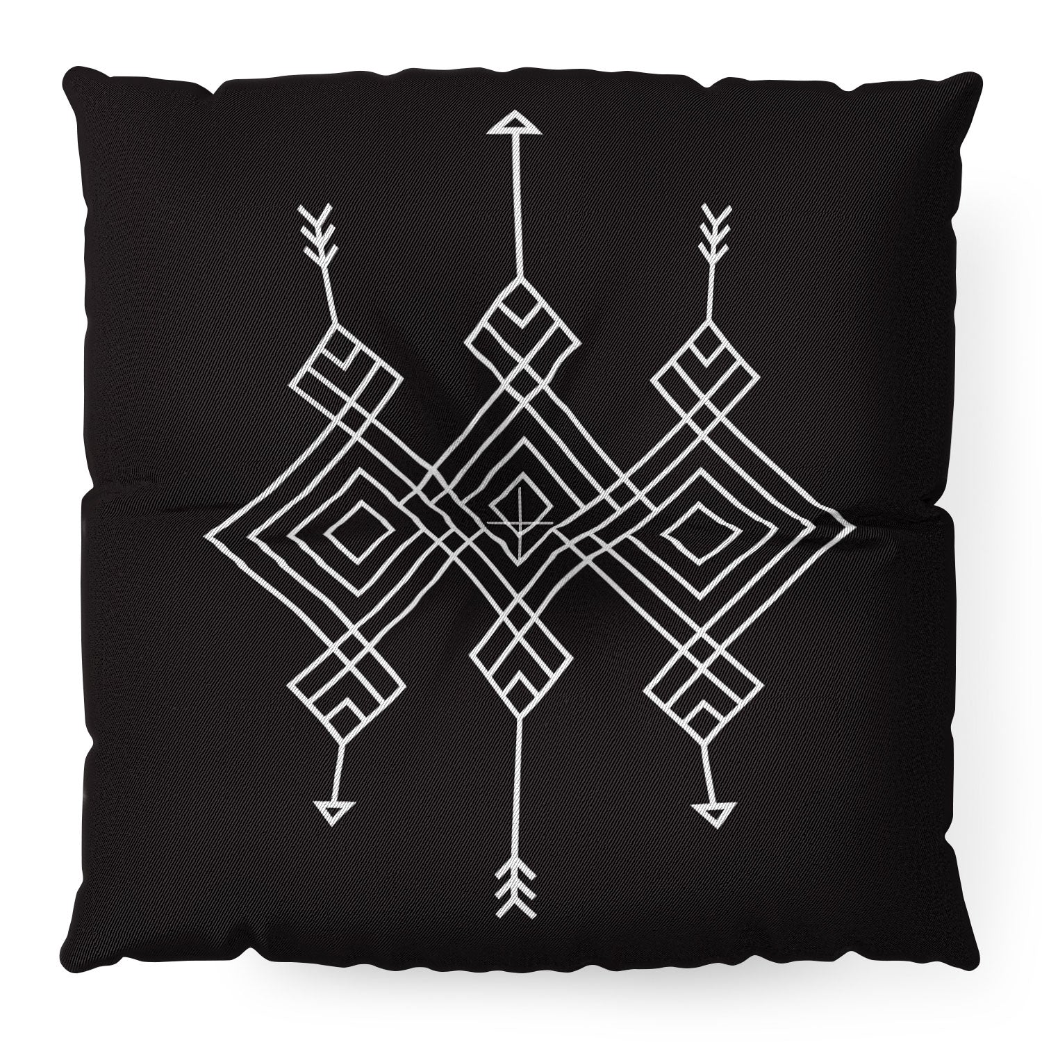 Wesley Bird Good Aim Floor Pillow Square