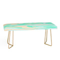 Wesley Bird Hypnotic Camo Seafoam Bench