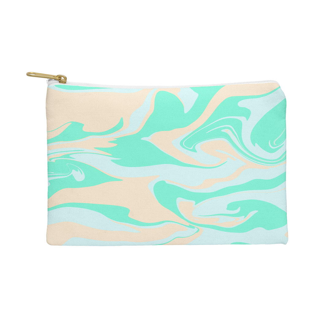 Wesley Bird Hypnotic Camo Seafoam Pouch