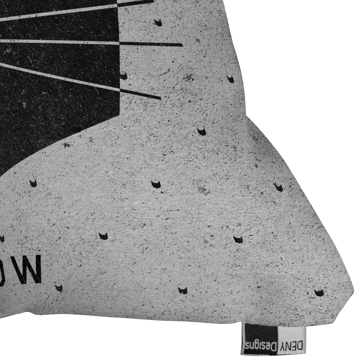 Wesley Bird Meow Throw Pillow