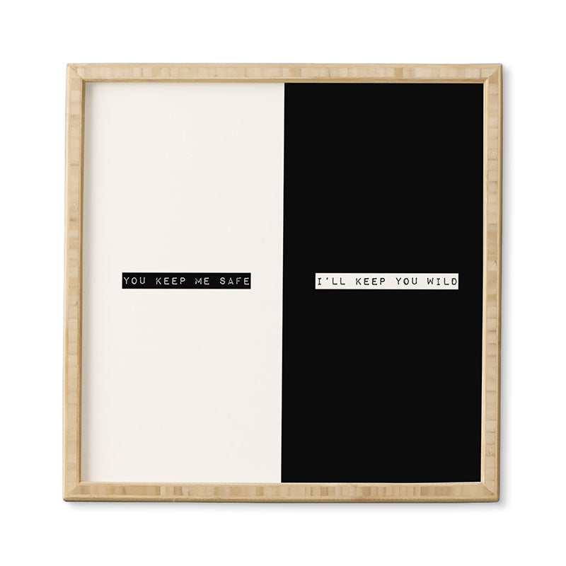Wesley Bird Safe And Wild Framed Wall Art