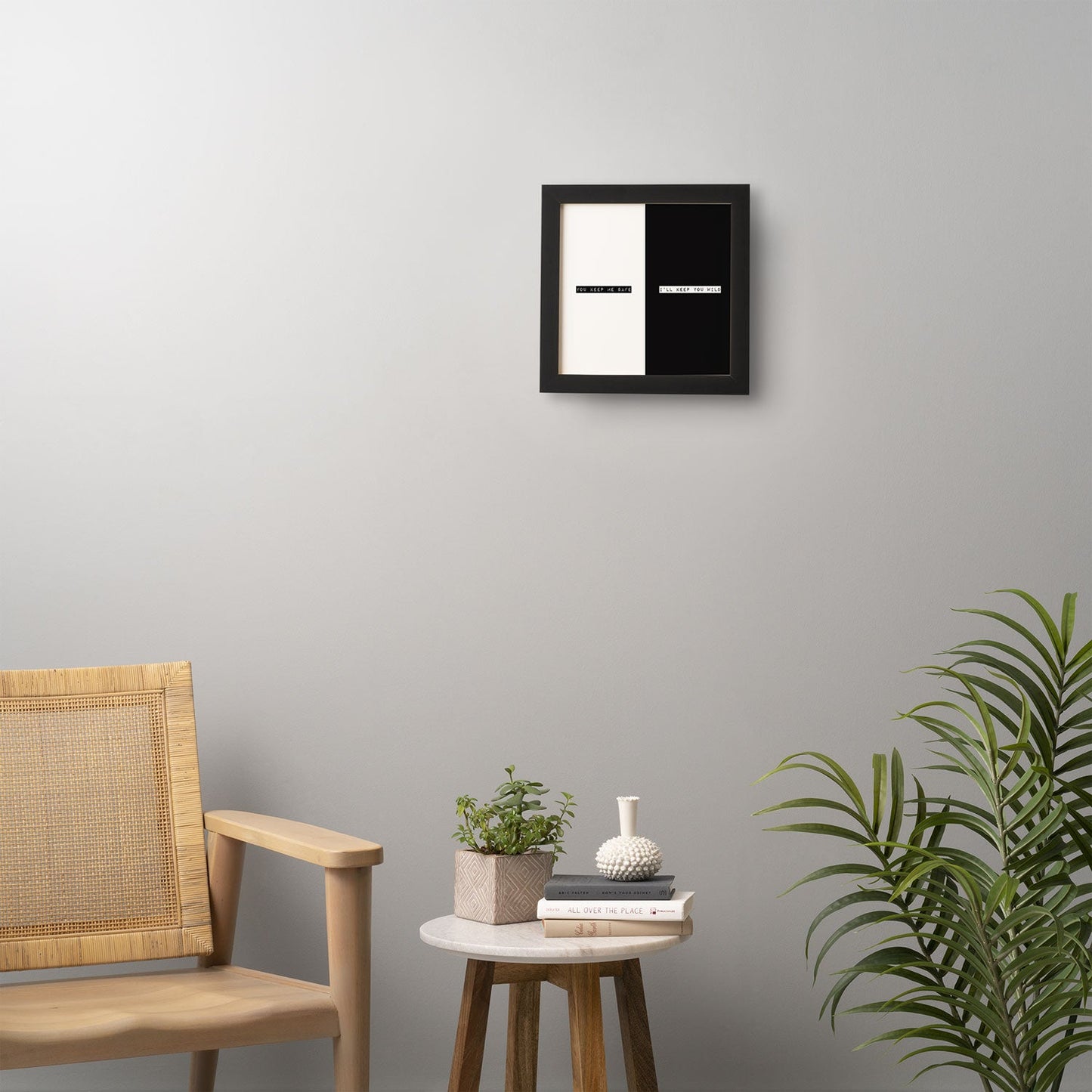 Wesley Bird Safe And Wild Framed Wall Art